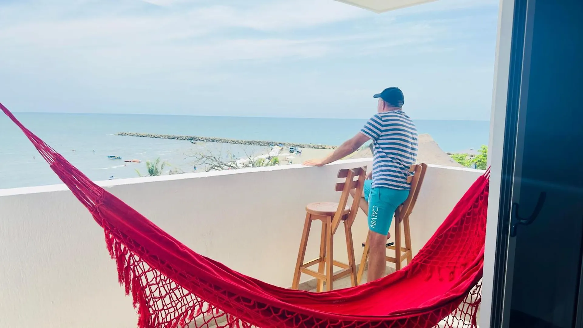 Espectacular Ocean View, Apartamento De Dos Cuartos, Con Vista Al Mar, En Cartagena De Indias